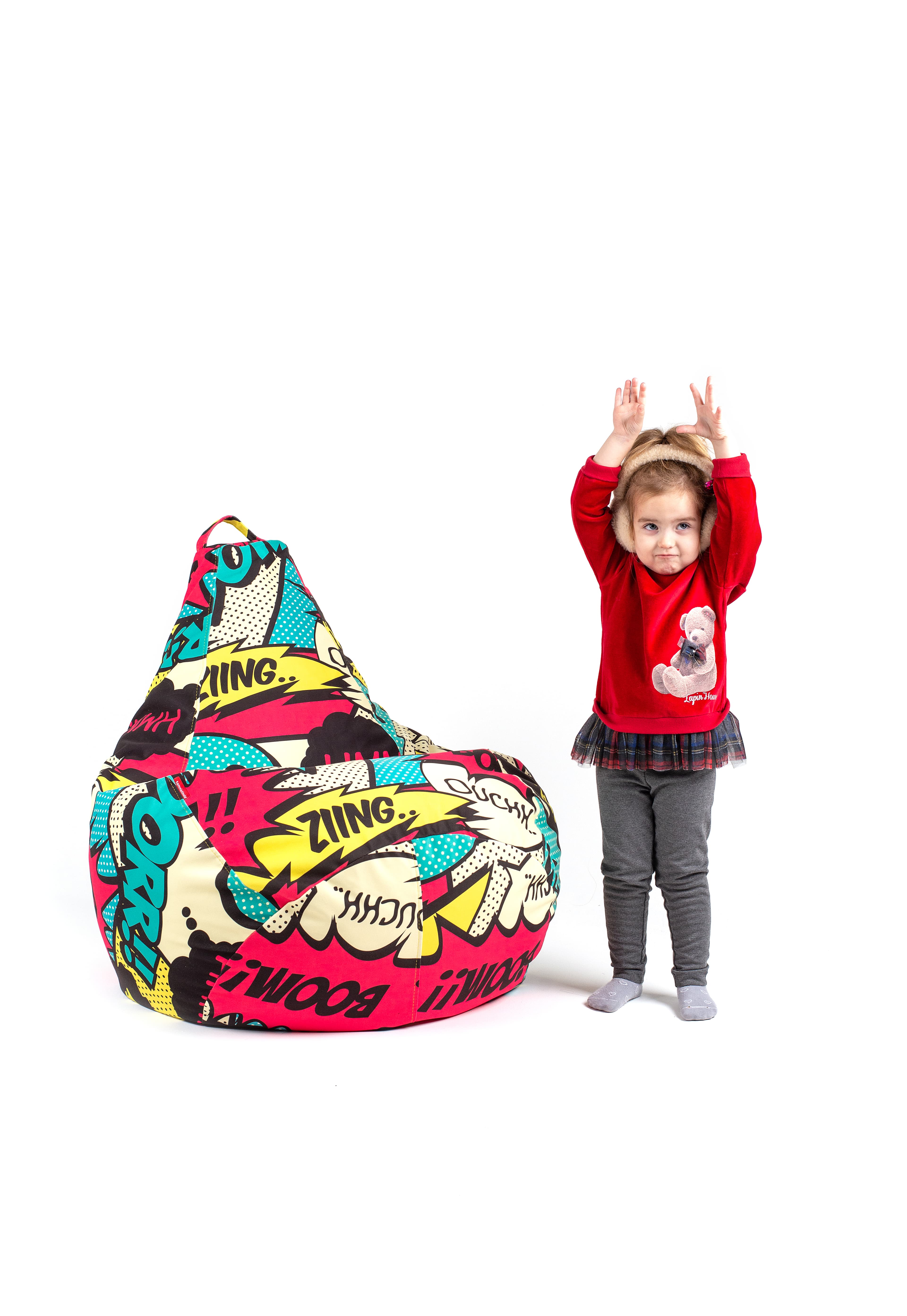 Мягкое кресло Бинбэг Кидс Комикс превью 5