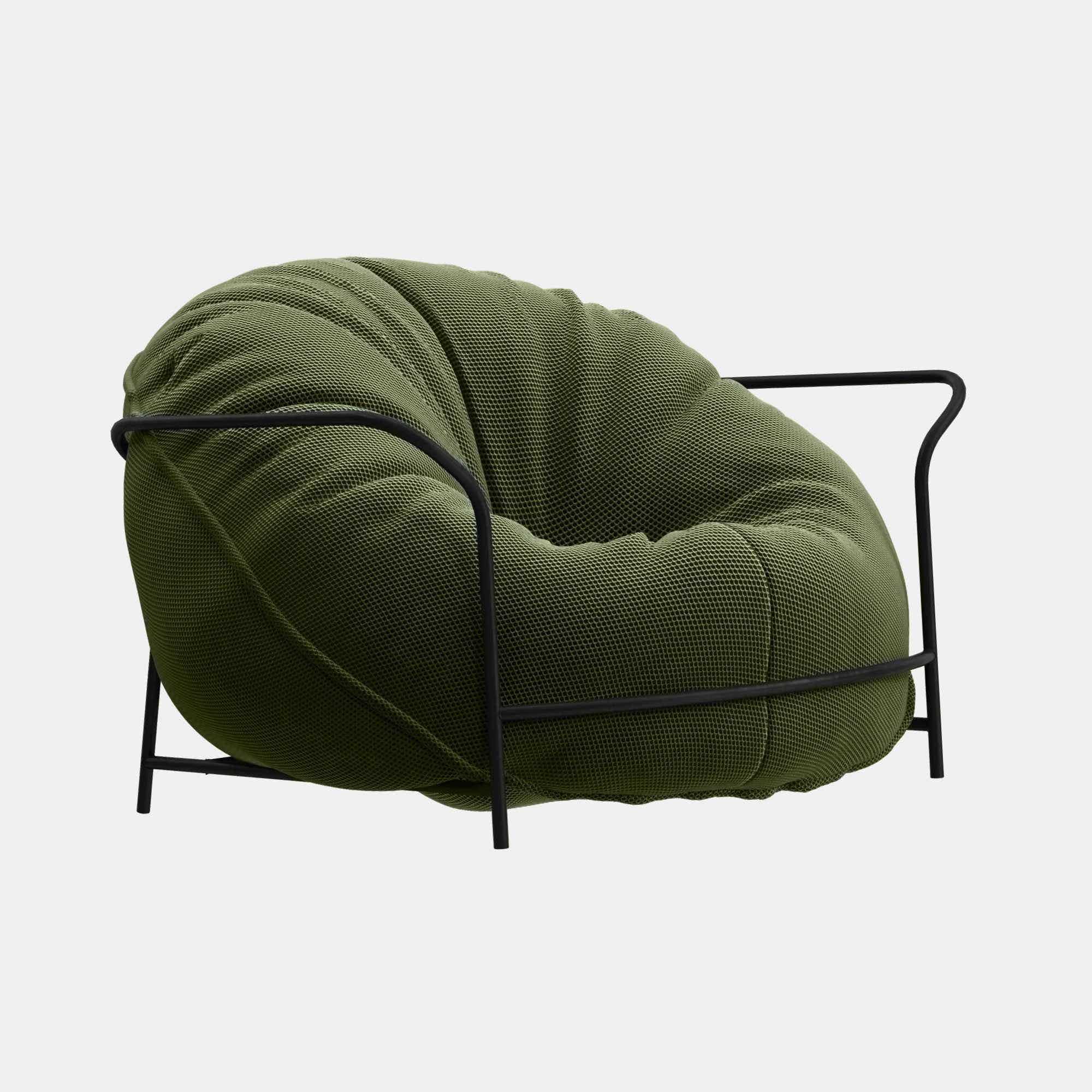 Кресло дизайнерское UNO Хаки