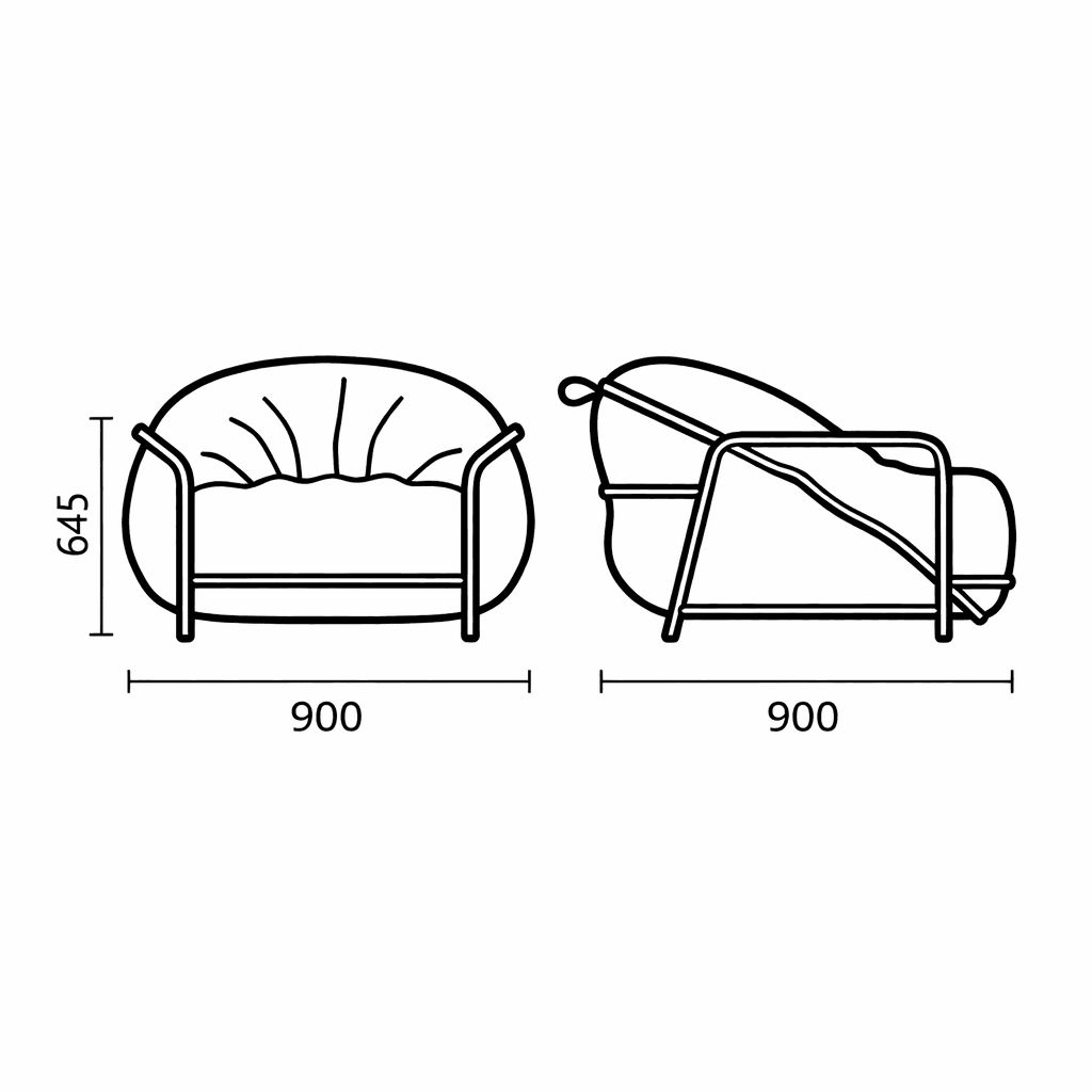 Кресло дизайнерское UNO Хаки превью 5