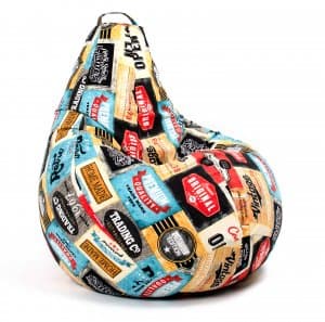 Большое яркое кресло-мешок Босс Техас
