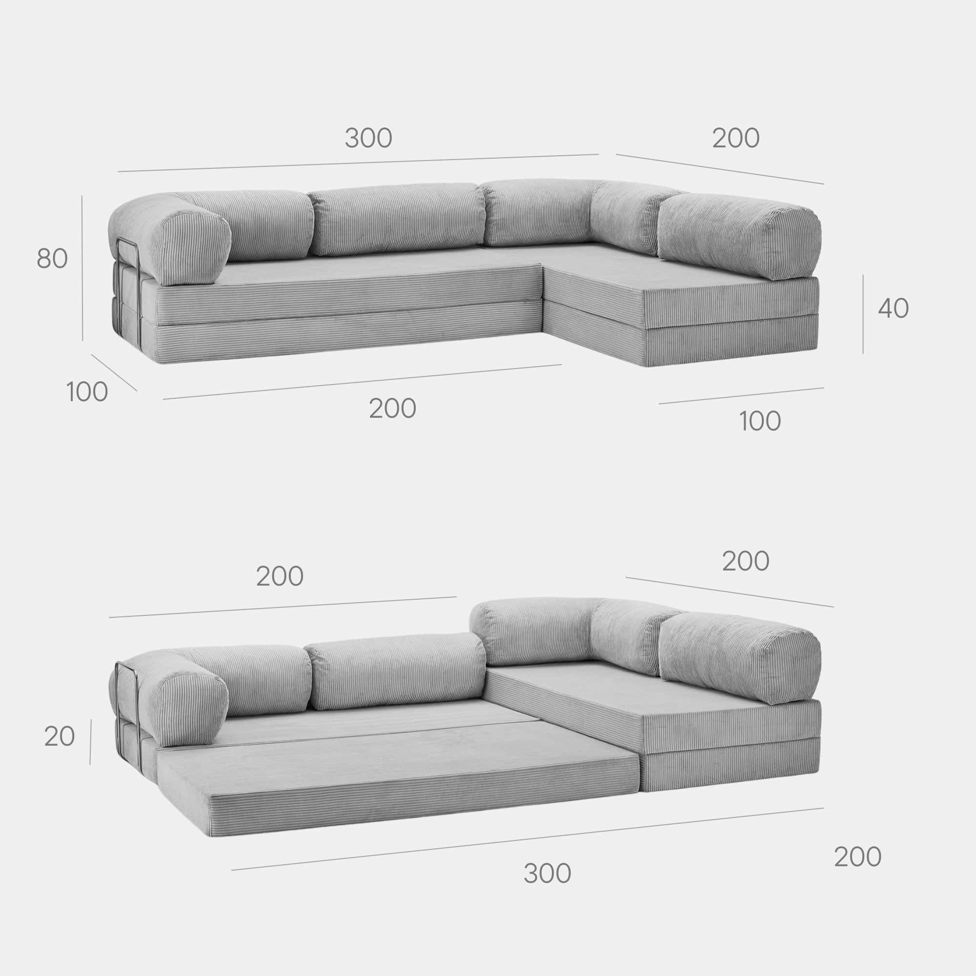 Угловой Диван Teddy FOREST превью 9