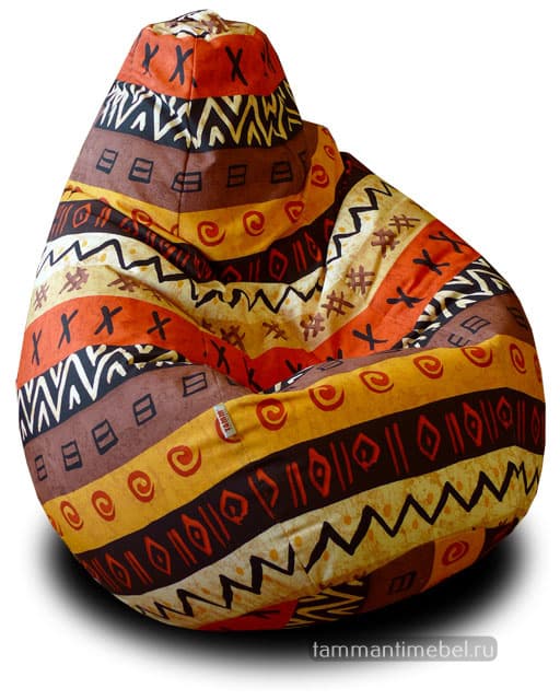 Яркое кресло-мешок Босс Африка превью 6